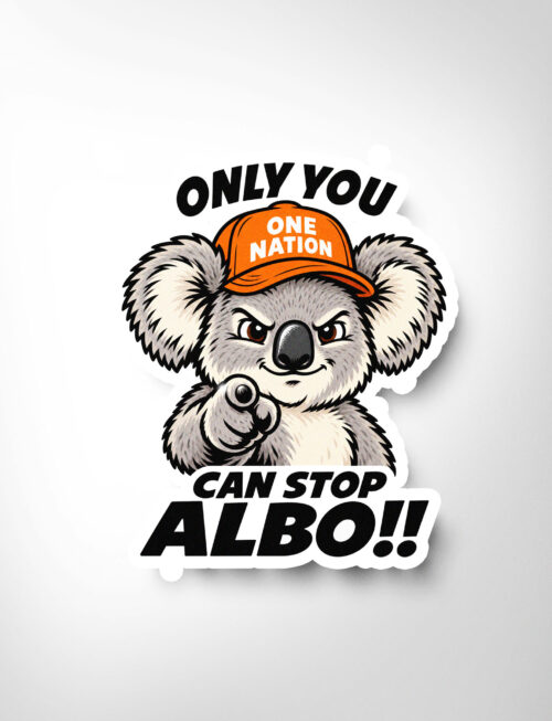 Blinky: Stop Albo Sticker